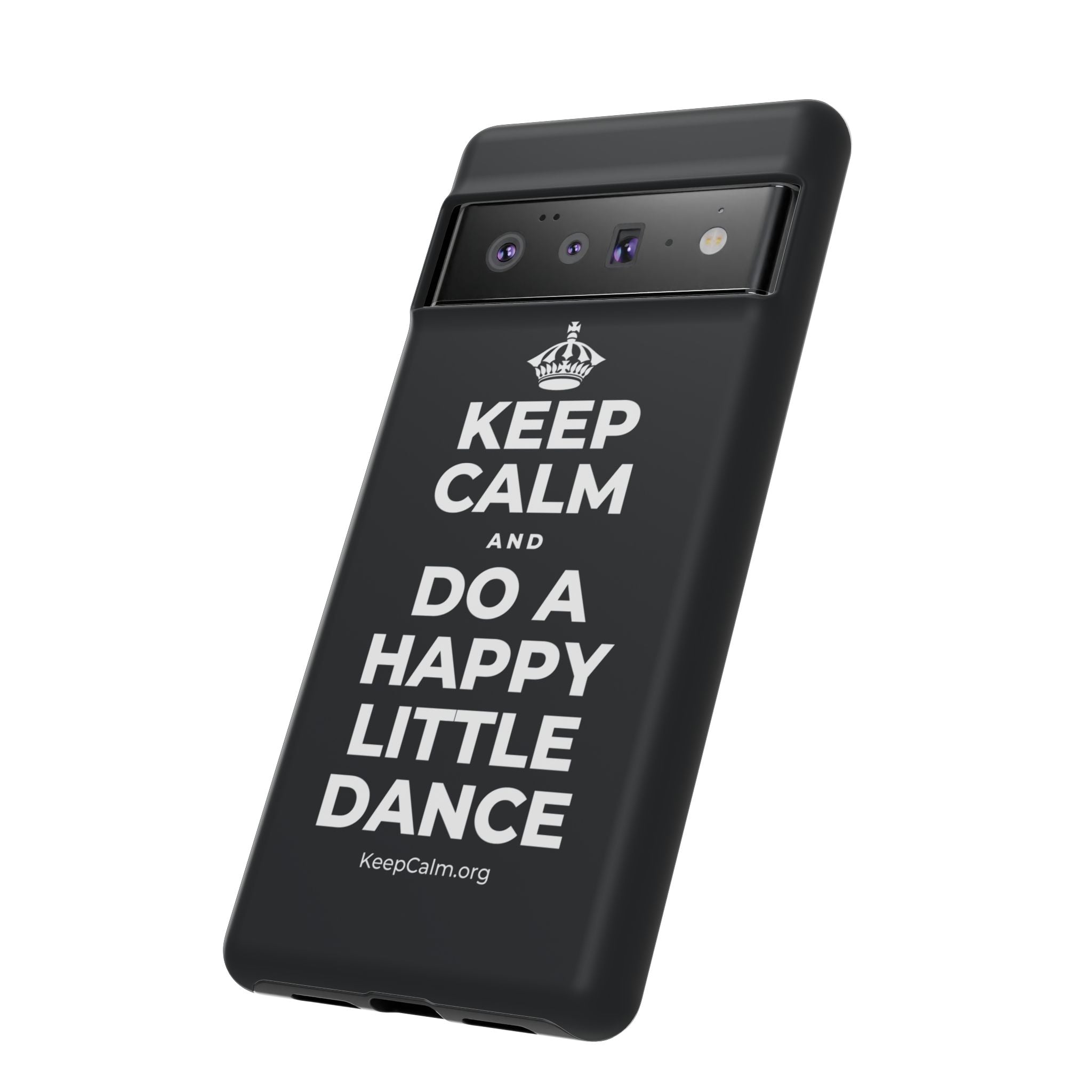 KEEP CALM AND DO A HAPPY LITTLE DANCE Phone Case (Dark)