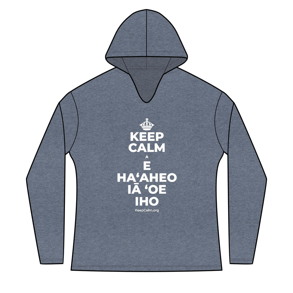 KEEP CALM A E HAʻAHEO IĀ ʻOE IHO Women's Long Sleeve Hoodie