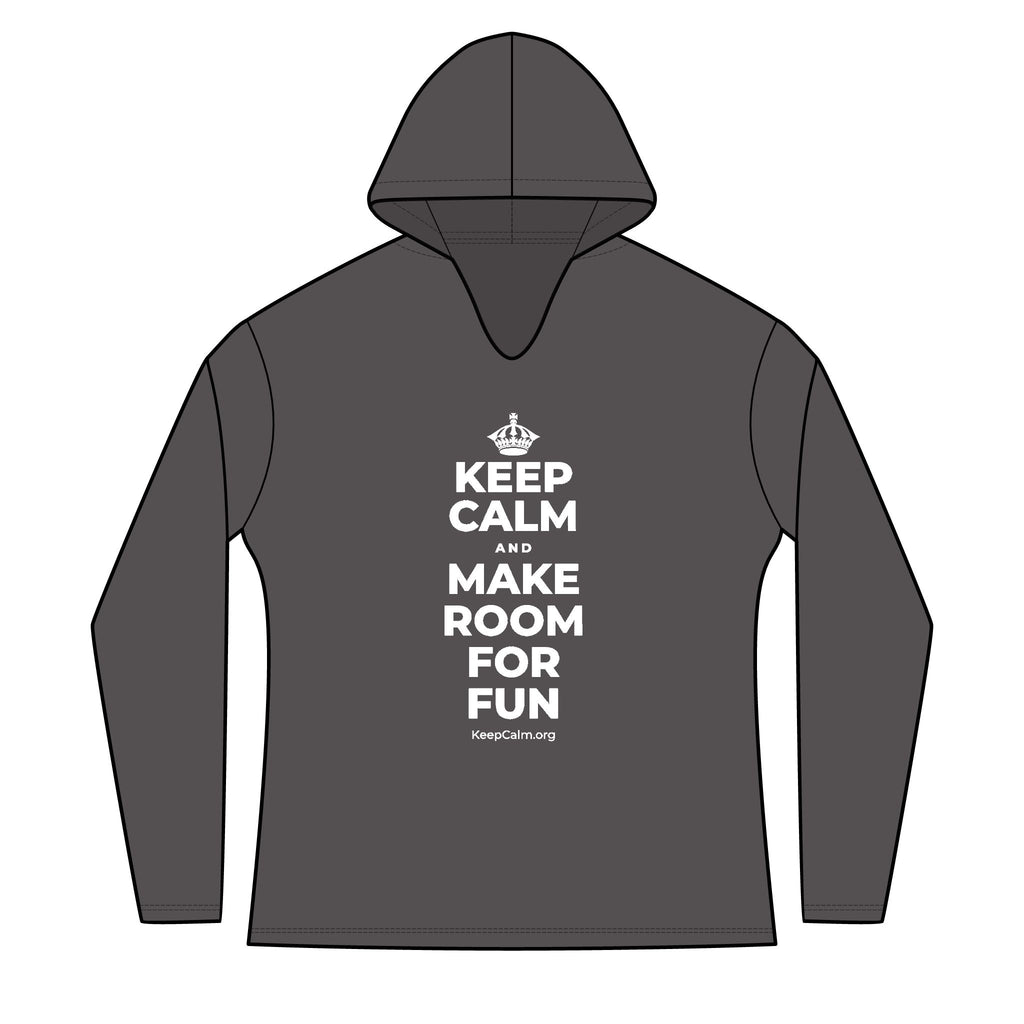 KEEP CALM AND MAKE ROOM FOR FUN Women's Long Sleeve Hoodie