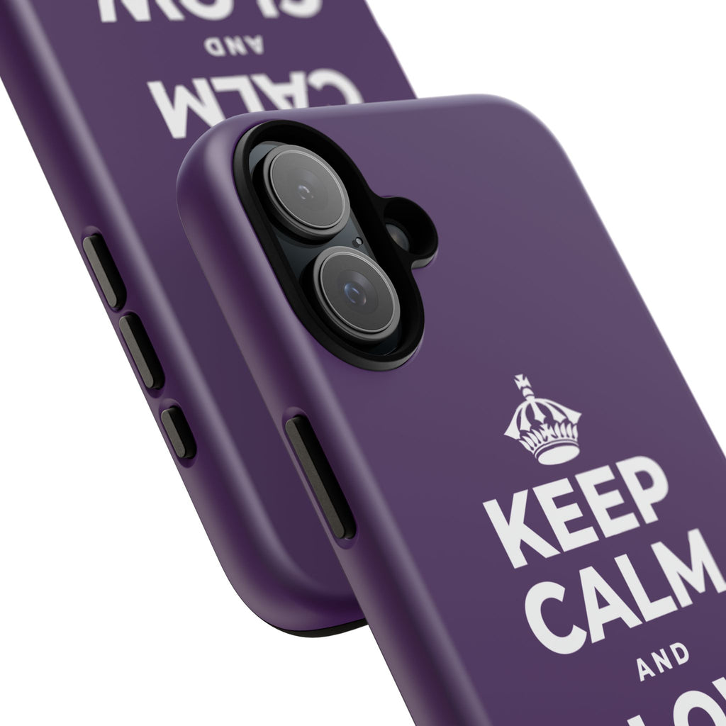 KEEP CALM AND GLOW TOGETHER Phone Case