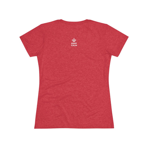 KEEP CALM A HOʻOKUʻU AKU Women's Tri-Blend Tee