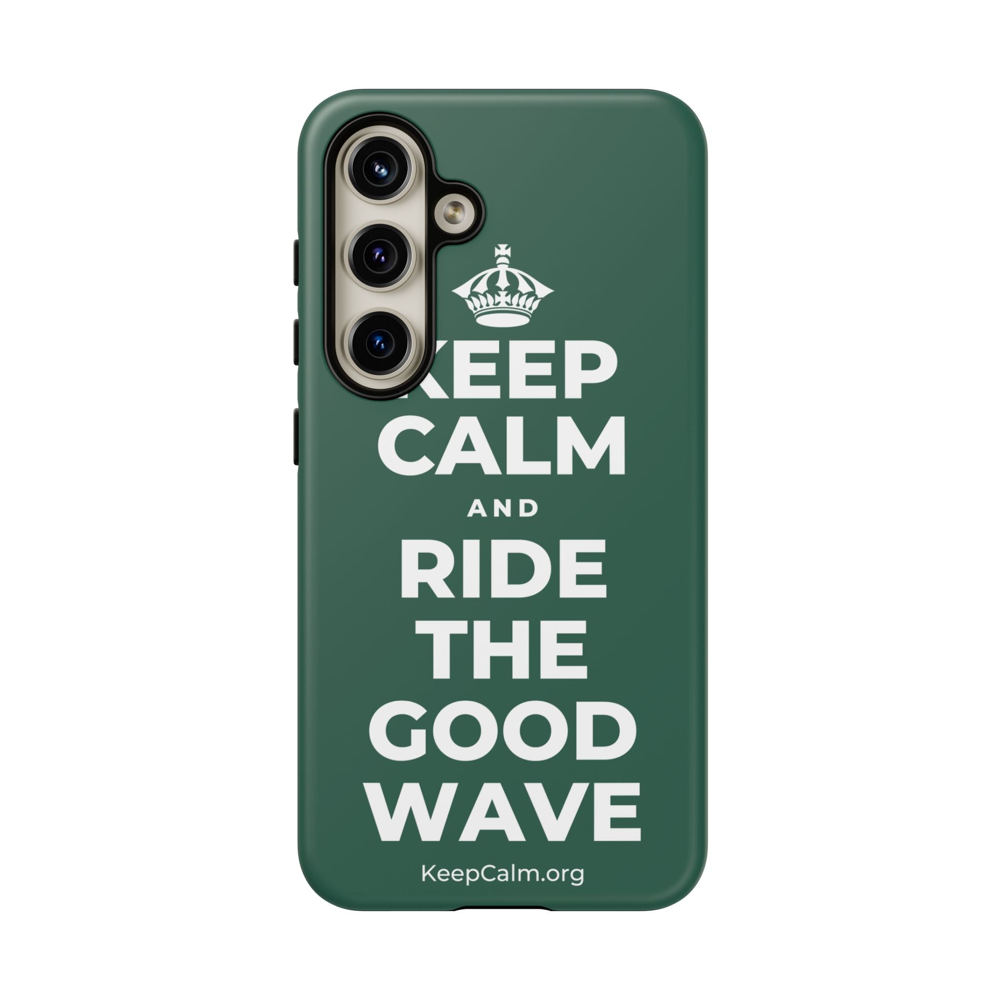 KEEP CALM AND RIDE THE GOOD WAVE Phone Case