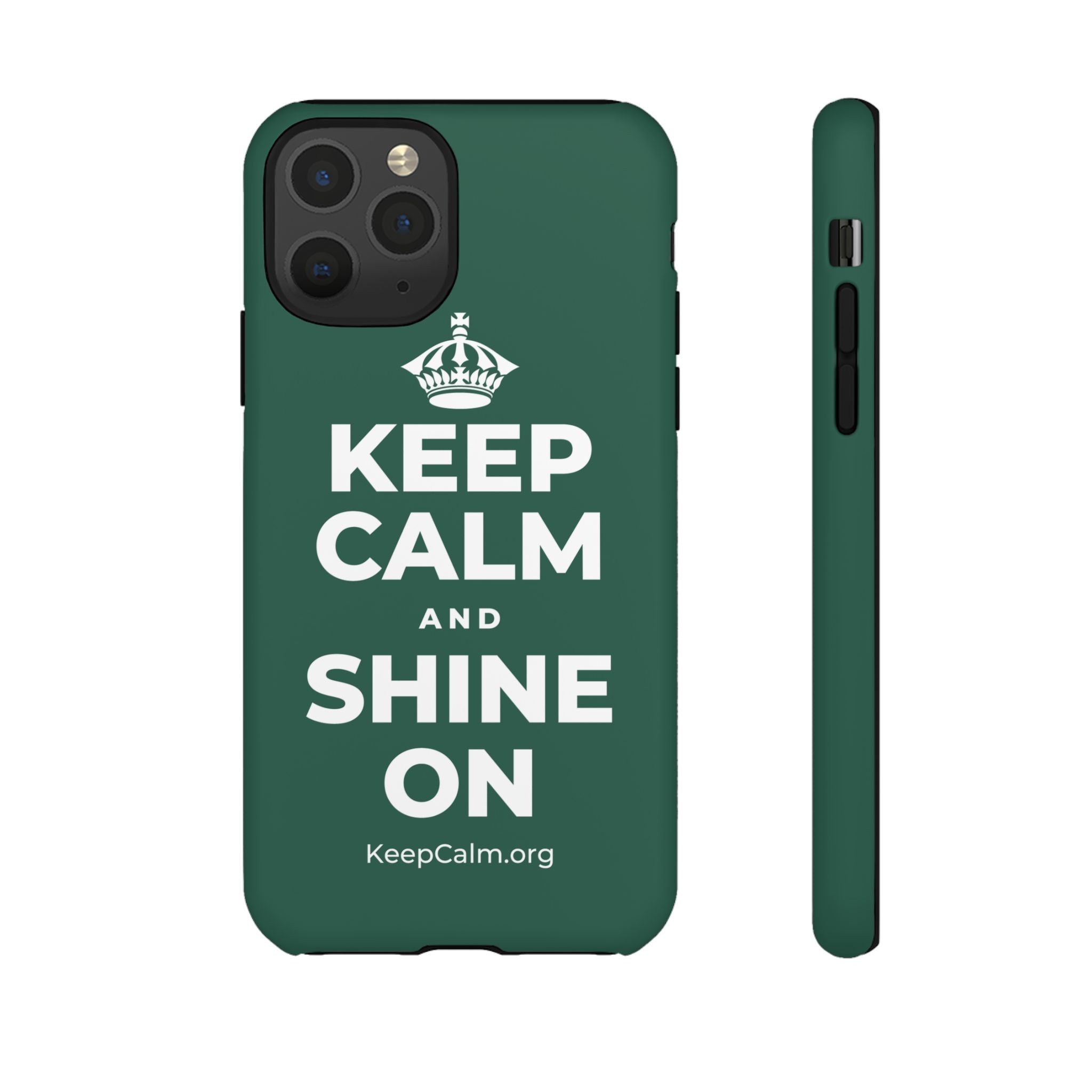 KEEP CALM AND SHINE ON Phone Case