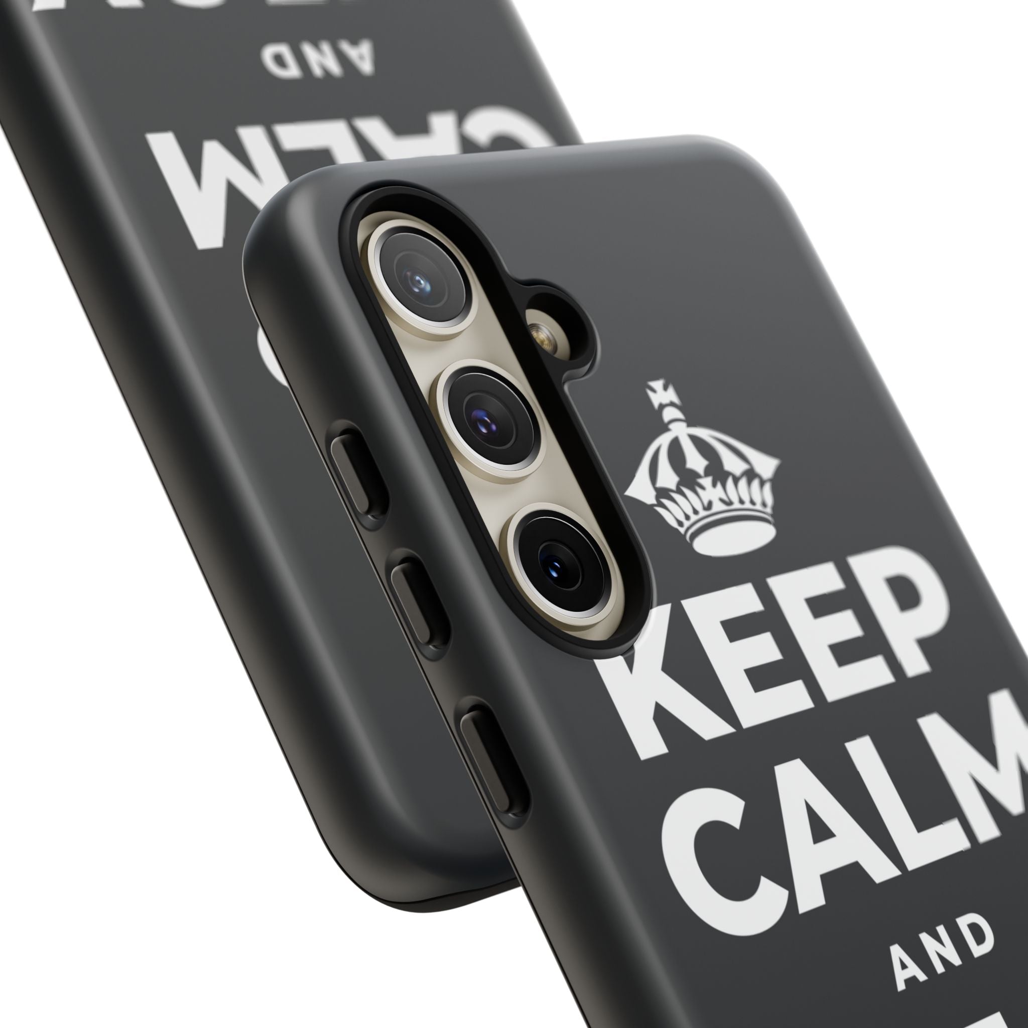 KEEP CALM AND ENJOY THIS Phone Case (Dark)