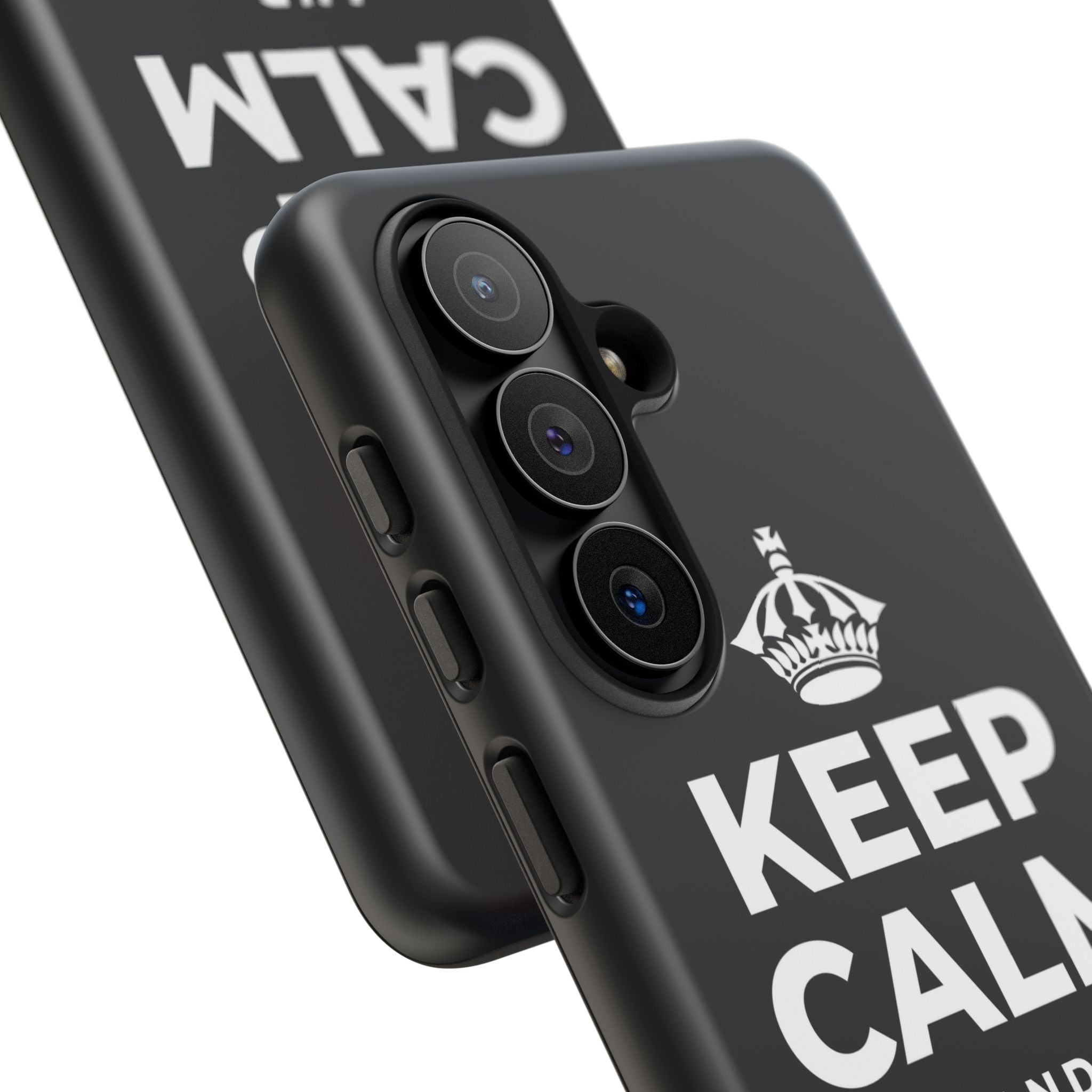 KEEP CALM AND LOCK IN Phone Case (Dark)