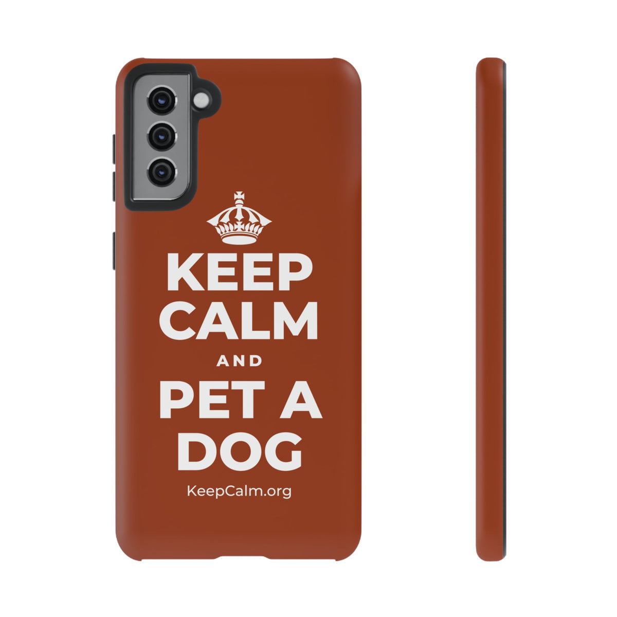 KEEP CALM AND PET A DOG Phone Case