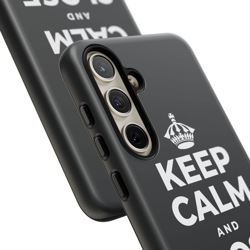 KEEP CALM AND CLOSE THE 💻 Phone Case (Dark)