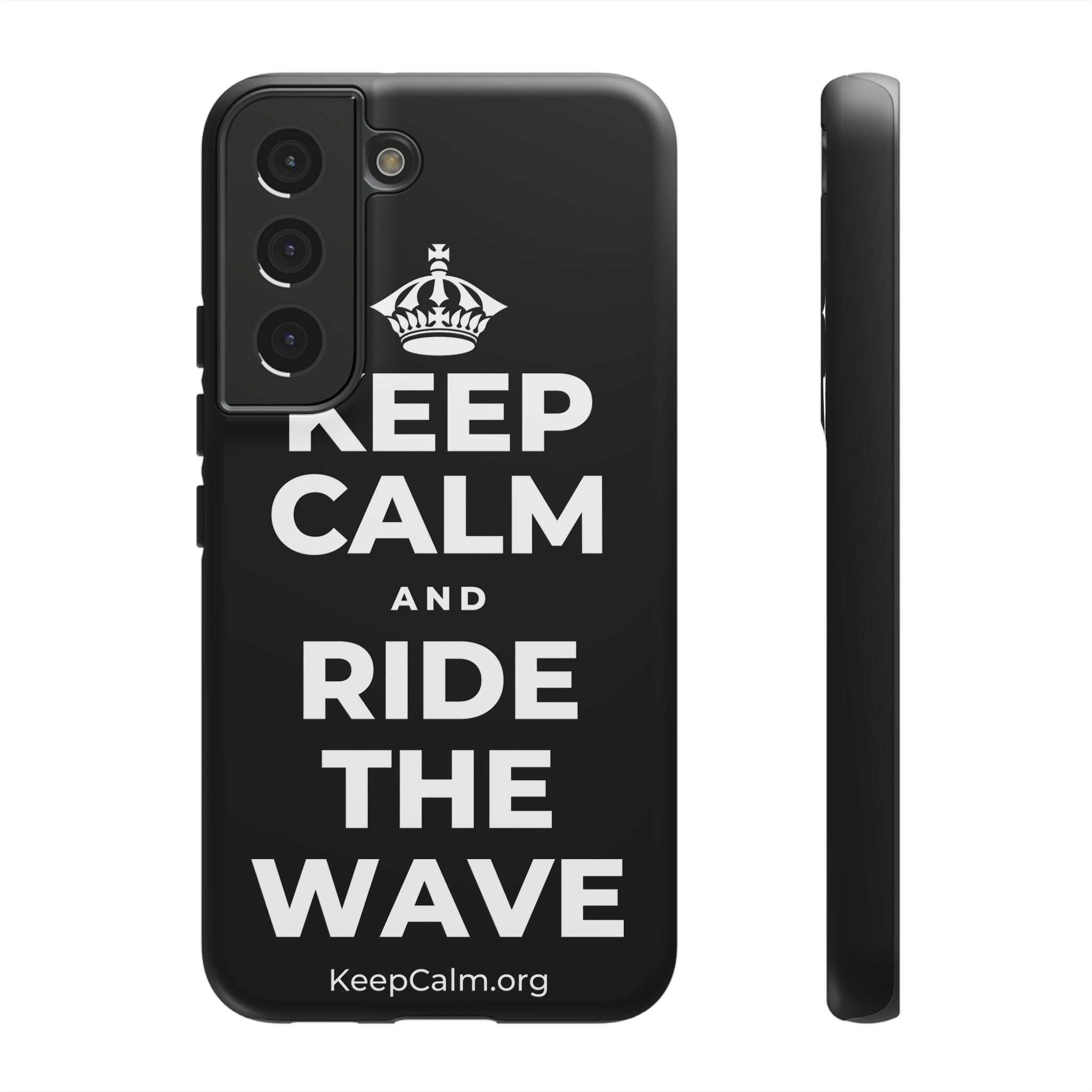 KEEP CALM AND RIDE THE WAVE Phone Case