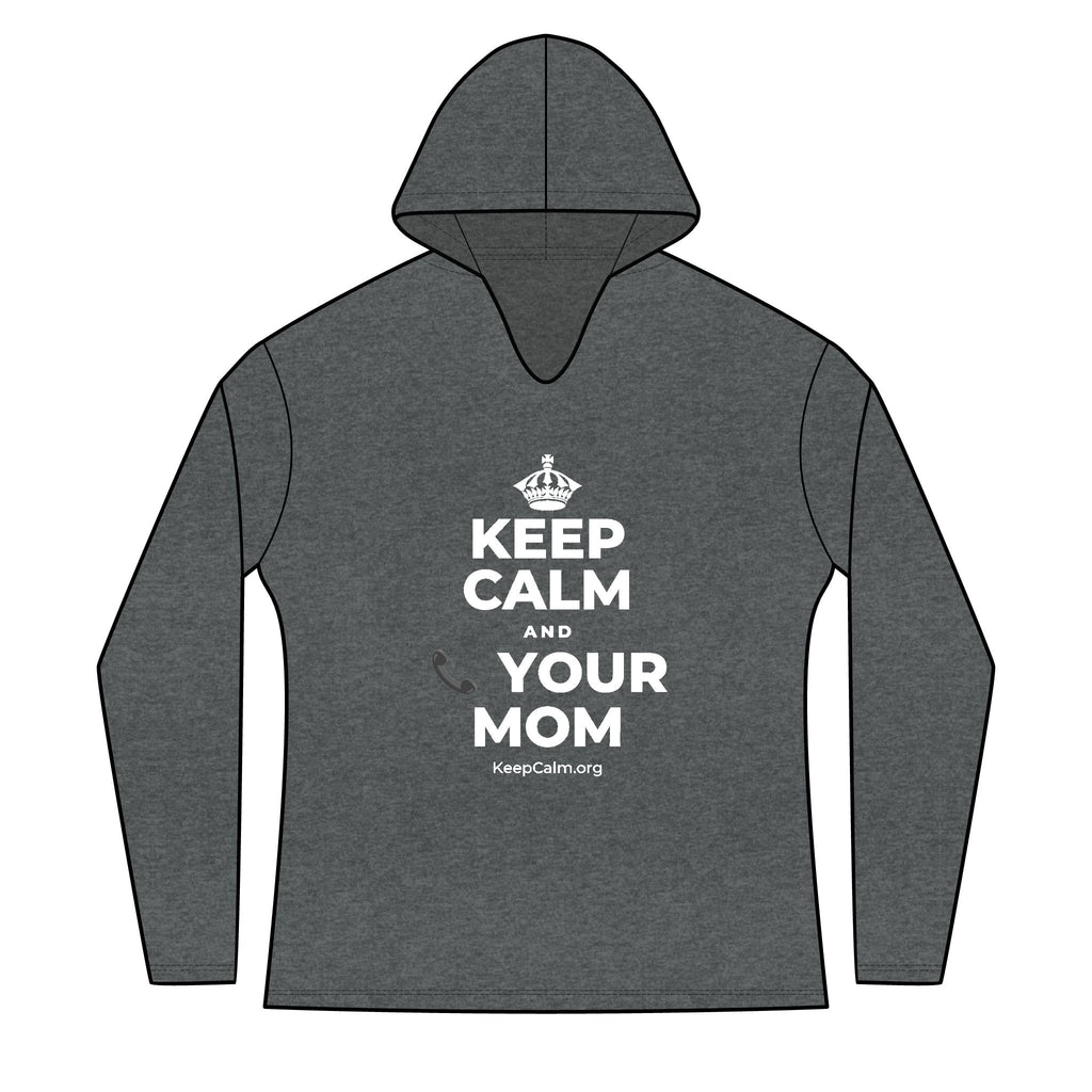 KEEP CALM AND 📞 YOUR MOM Women's Long Sleeve Hoodie