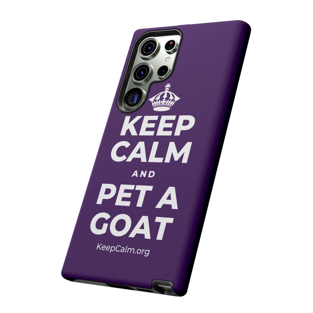 KEEP CALM AND PET A GOAT Phone Case