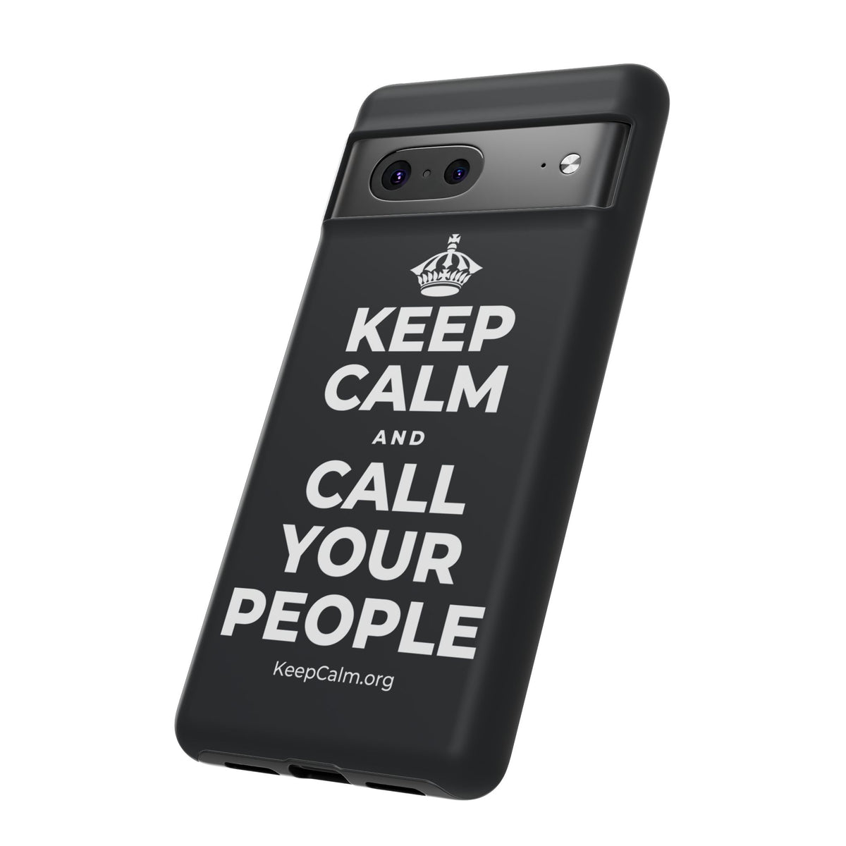KEEP CALM AND CALL YOUR PEOPLE Phone Case (Dark)