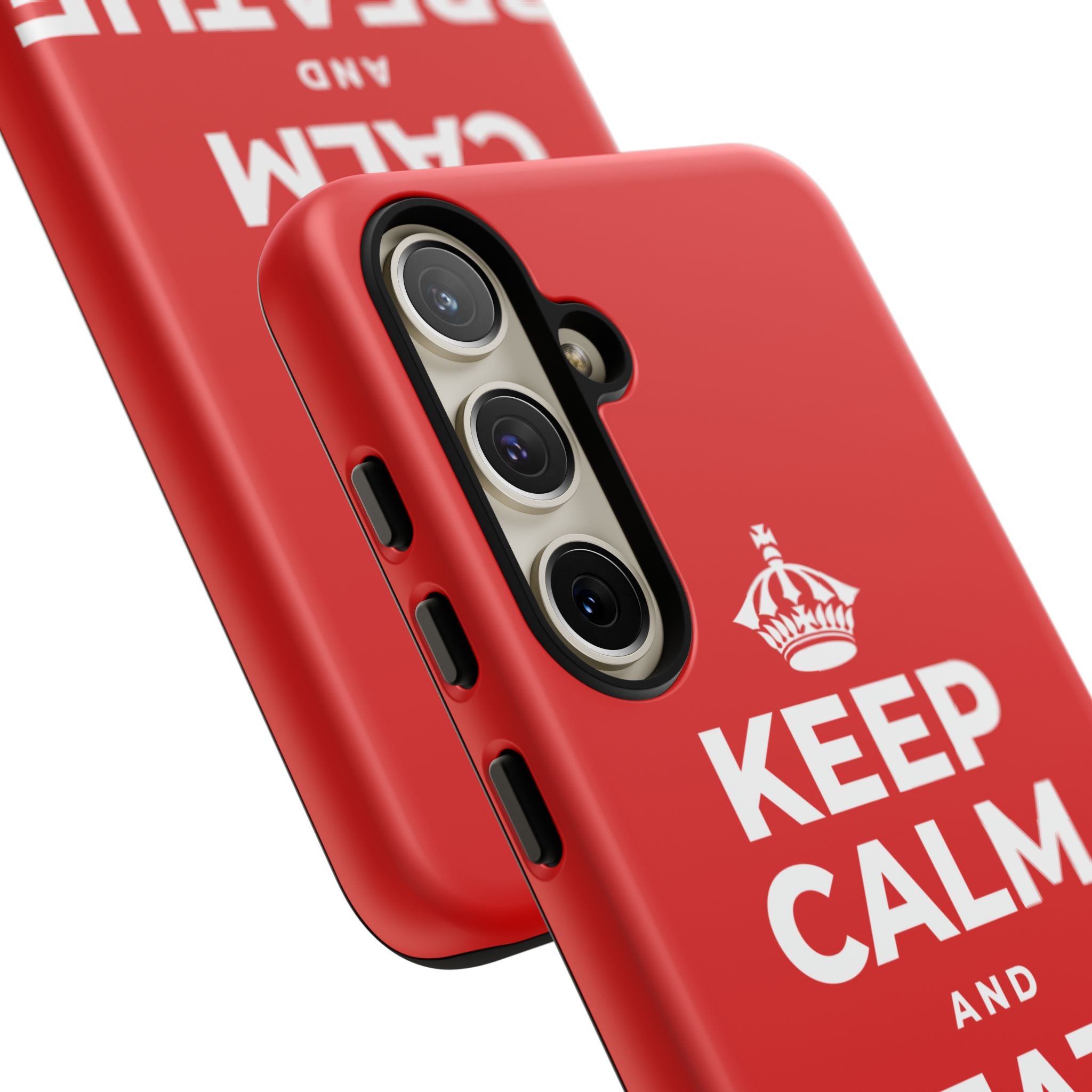 KEEP CALM AND BREATHE SLOWLY Phone Case