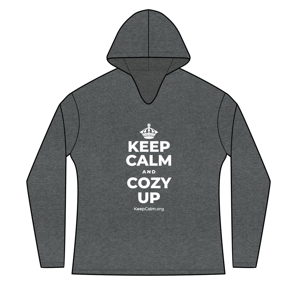 KEEP CALM AND COZY UP Women's Long Sleeve Hoodie