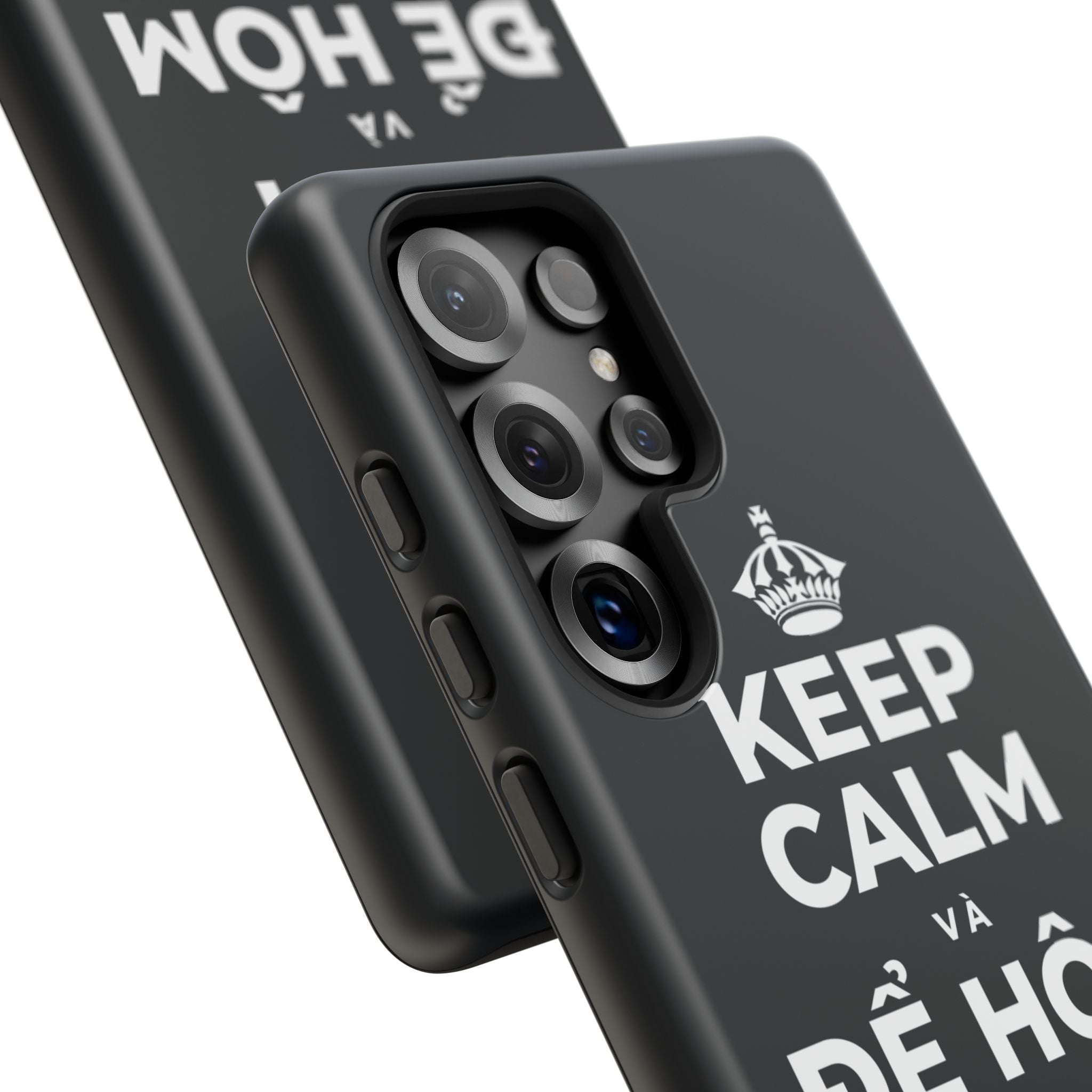 KEEP CALM VÀ ĐỂ HÔM NAY ĐƯỢC KHÓ Phone Case (Dark)