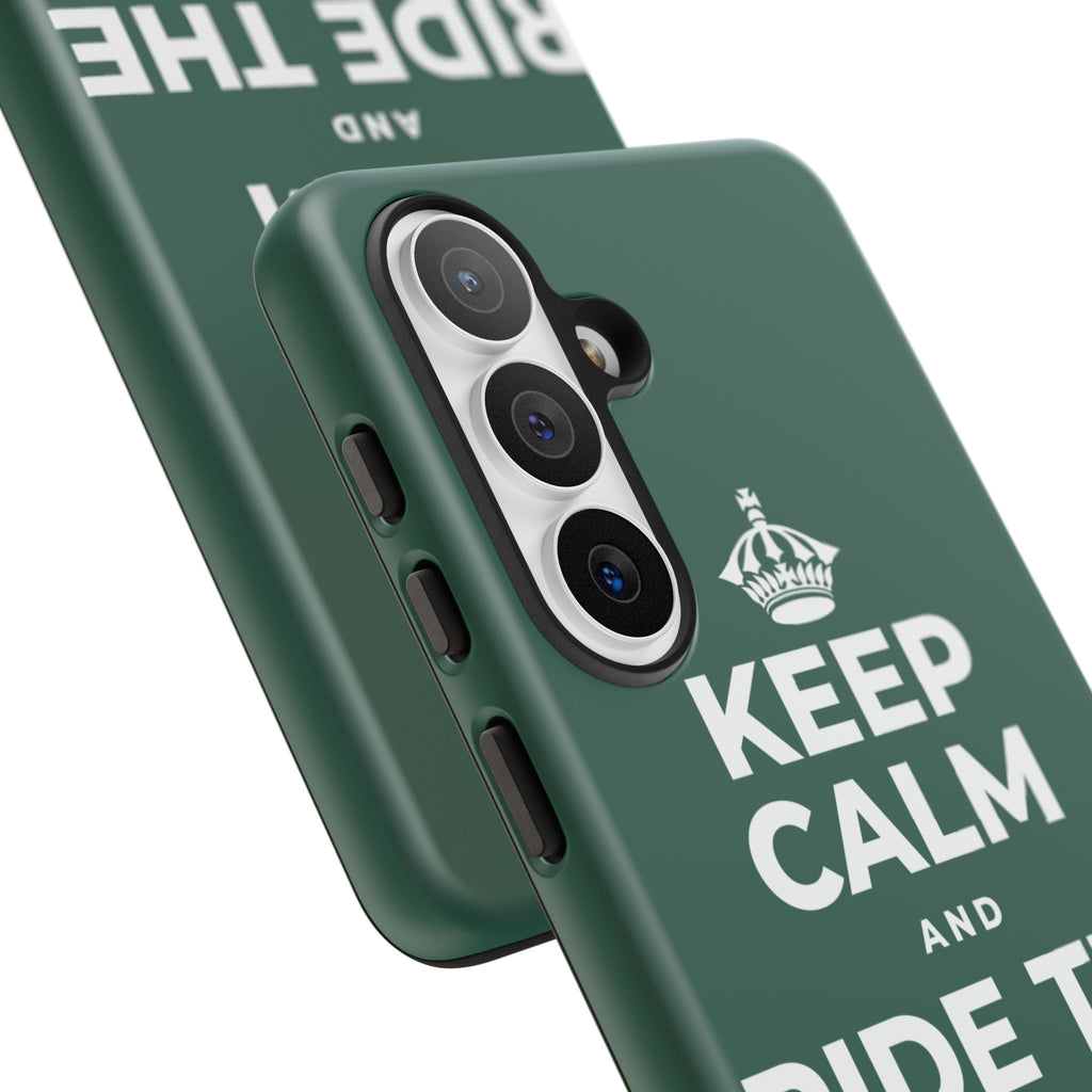 KEEP CALM AND RIDE THE GOOD WAVE Phone Case