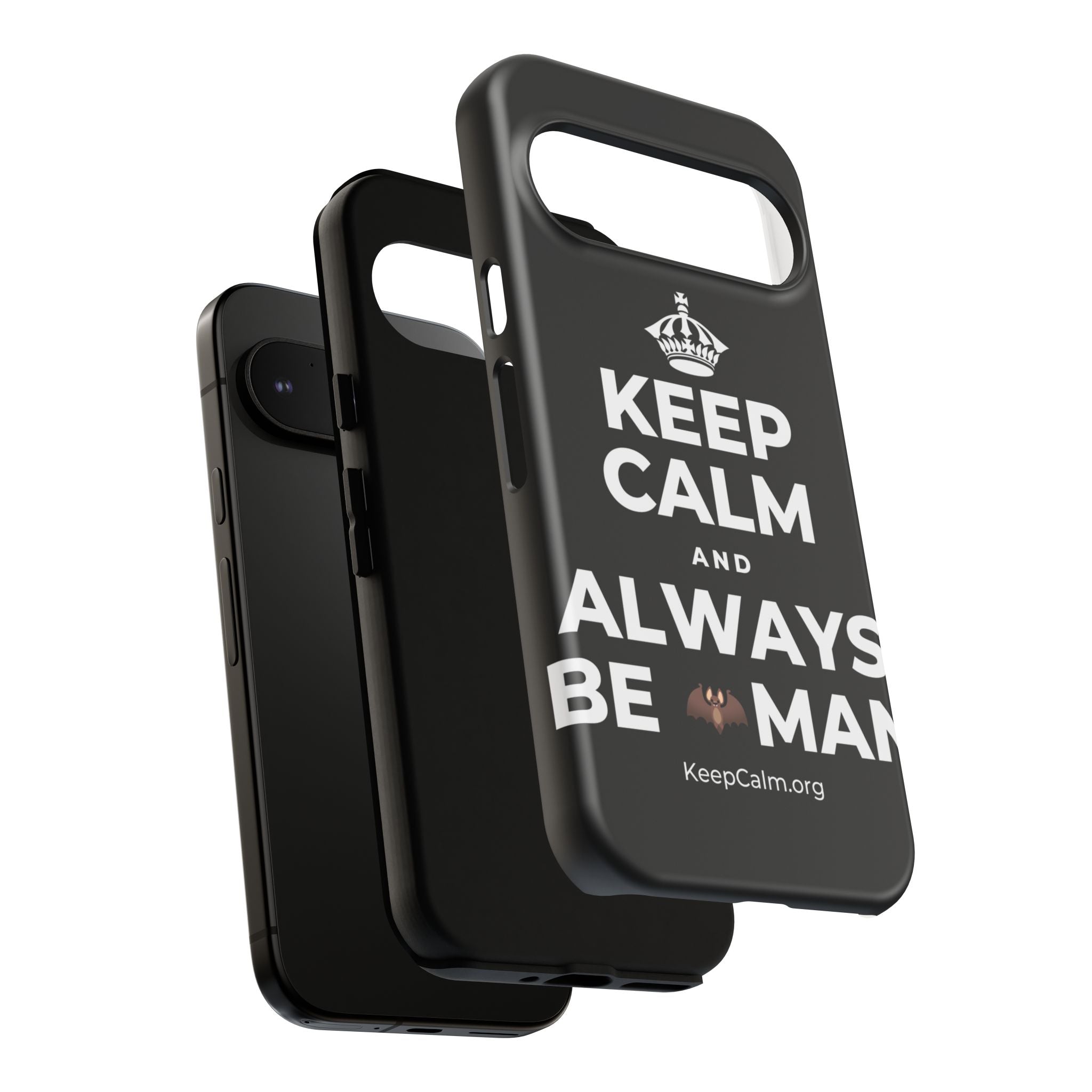 KEEP CALM AND ALWAYS BE 🦇MAN Phone Case