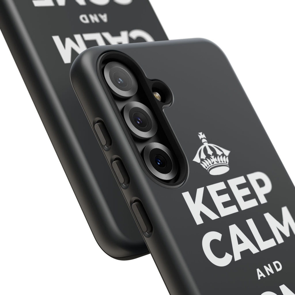 KEEP CALM AND COME BACK Phone Case (Dark)