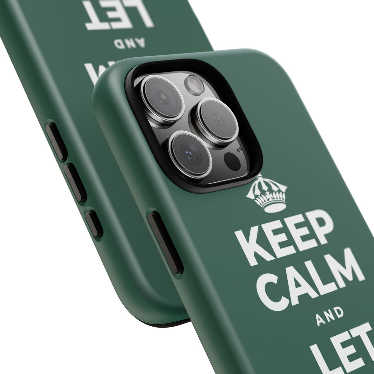 KEEP CALM AND LET PEOPLE IN Phone Case