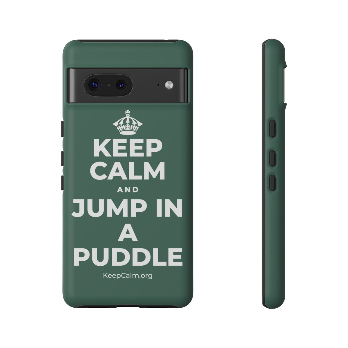 KEEP CALM AND JUMP IN A PUDDLE Phone Case