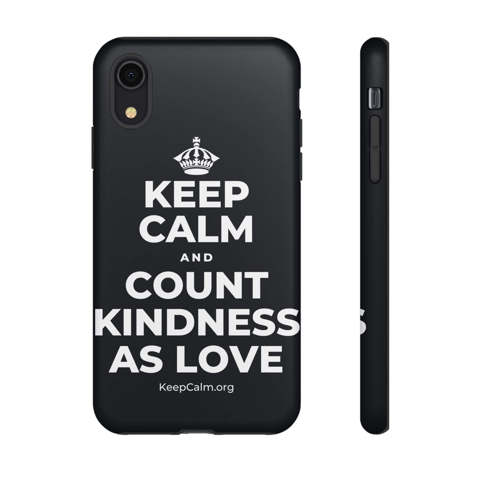 KEEP CALM AND COUNT KINDNESS AS LOVE Phone Case (Dark)