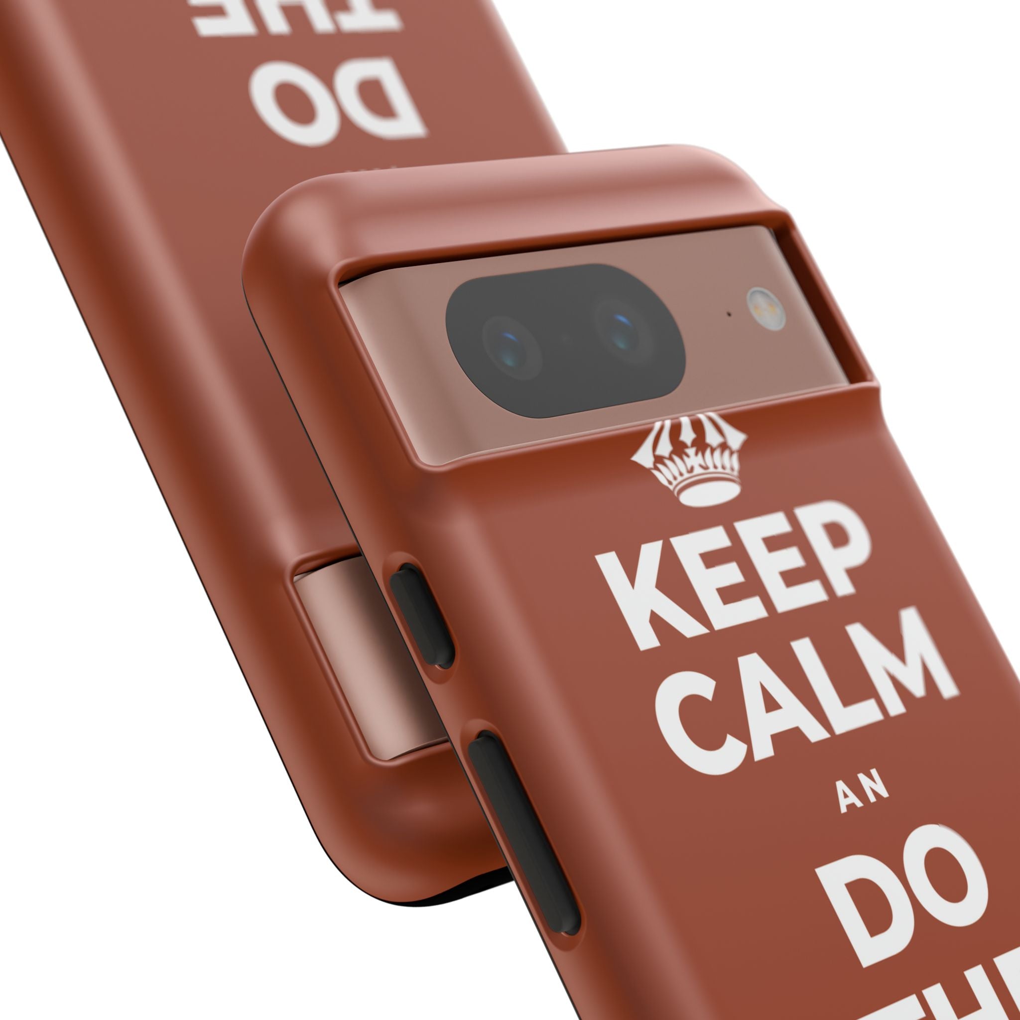 KEEP CALM AN DO THE HARD TIN Phone Case