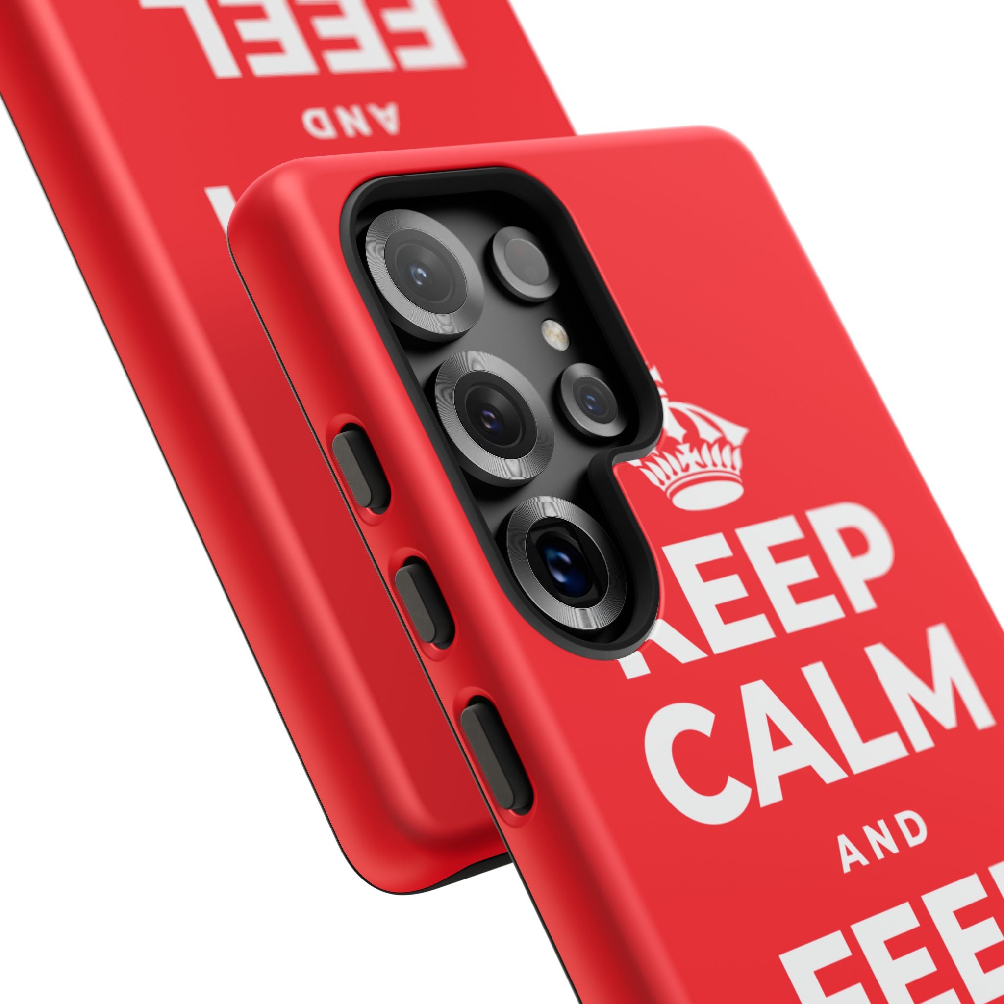 KEEP CALM AND FEEL YOUR FEET Phone Case