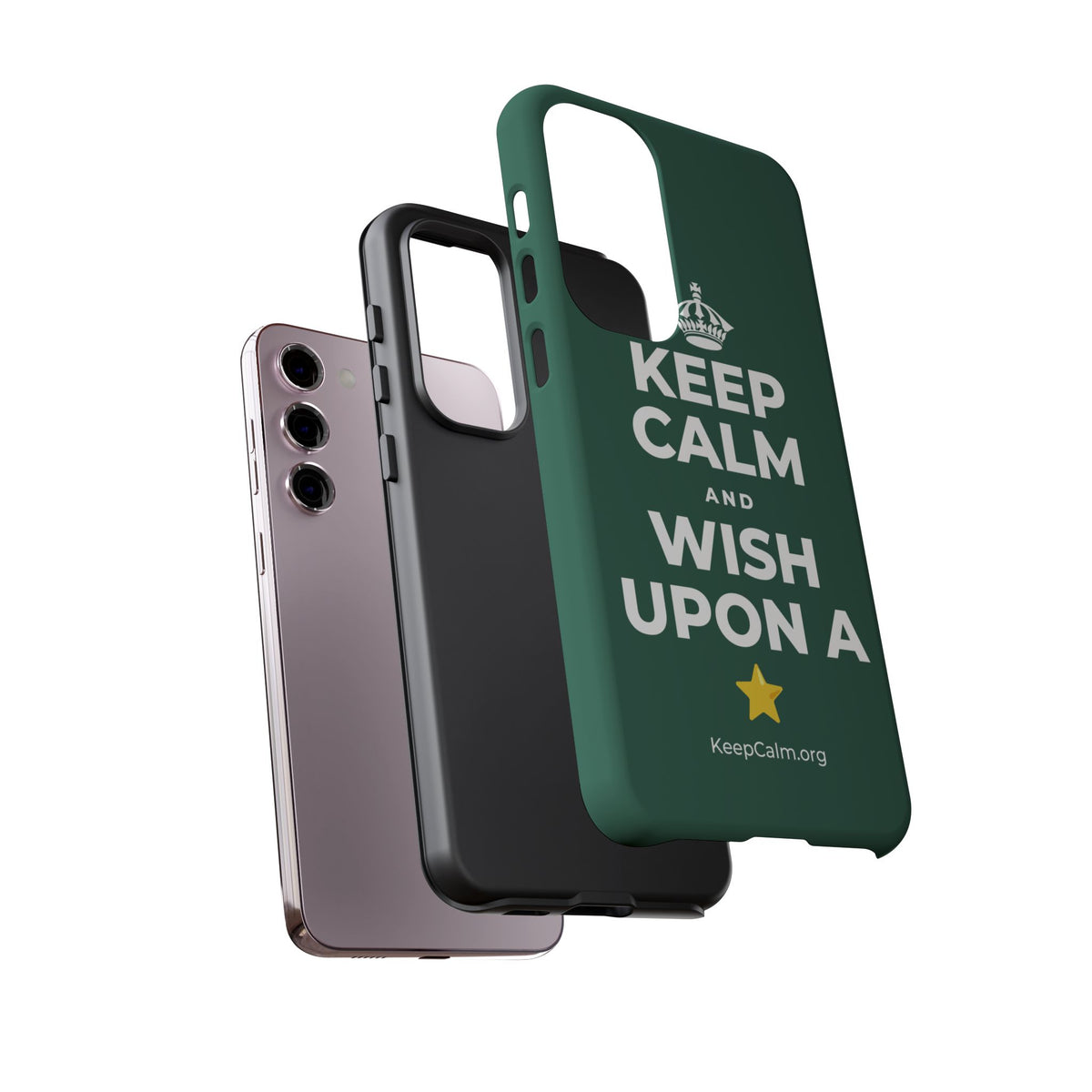KEEP CALM AND WISH UPON A ⭐ Phone Case