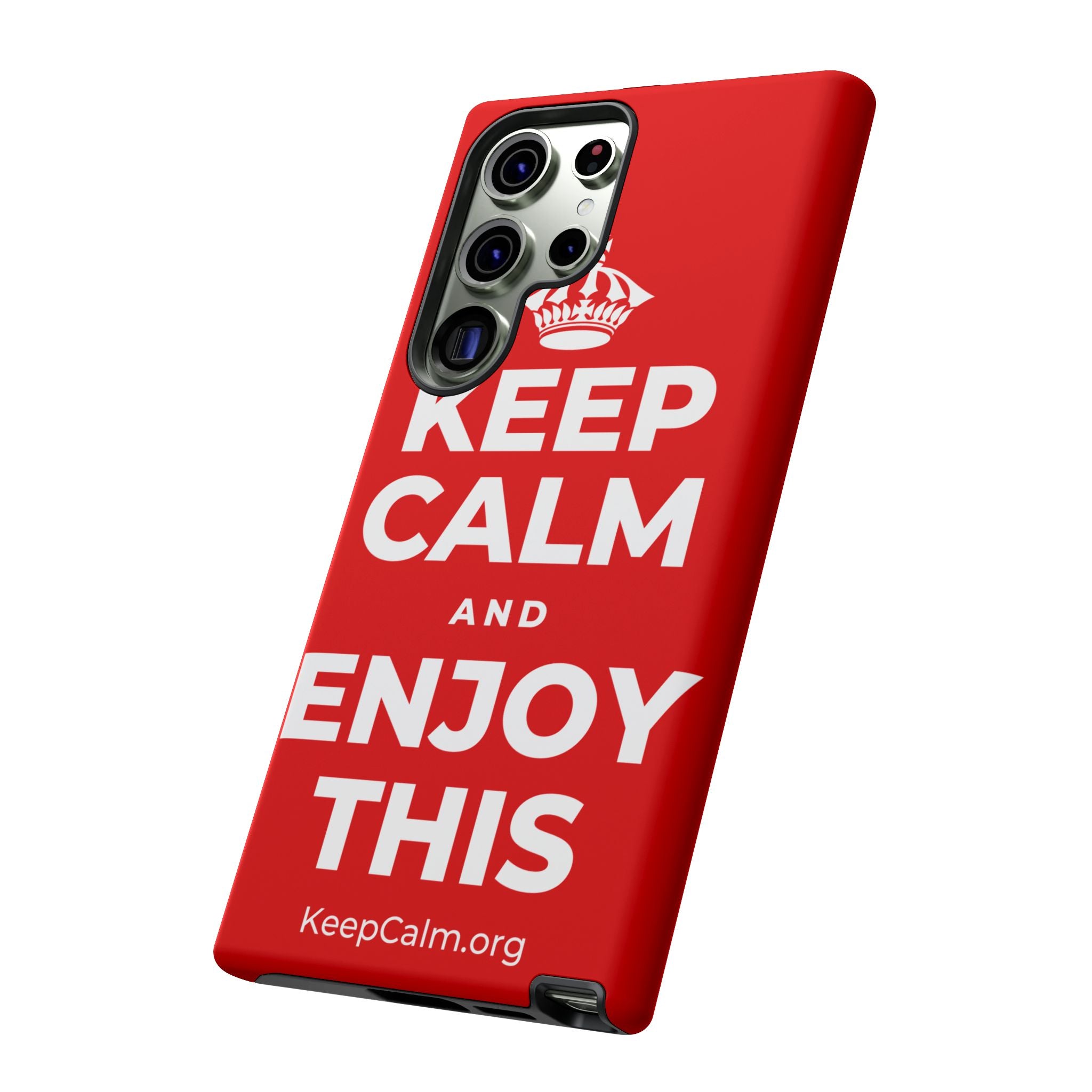 KEEP CALM AND ENJOY THIS Phone Case