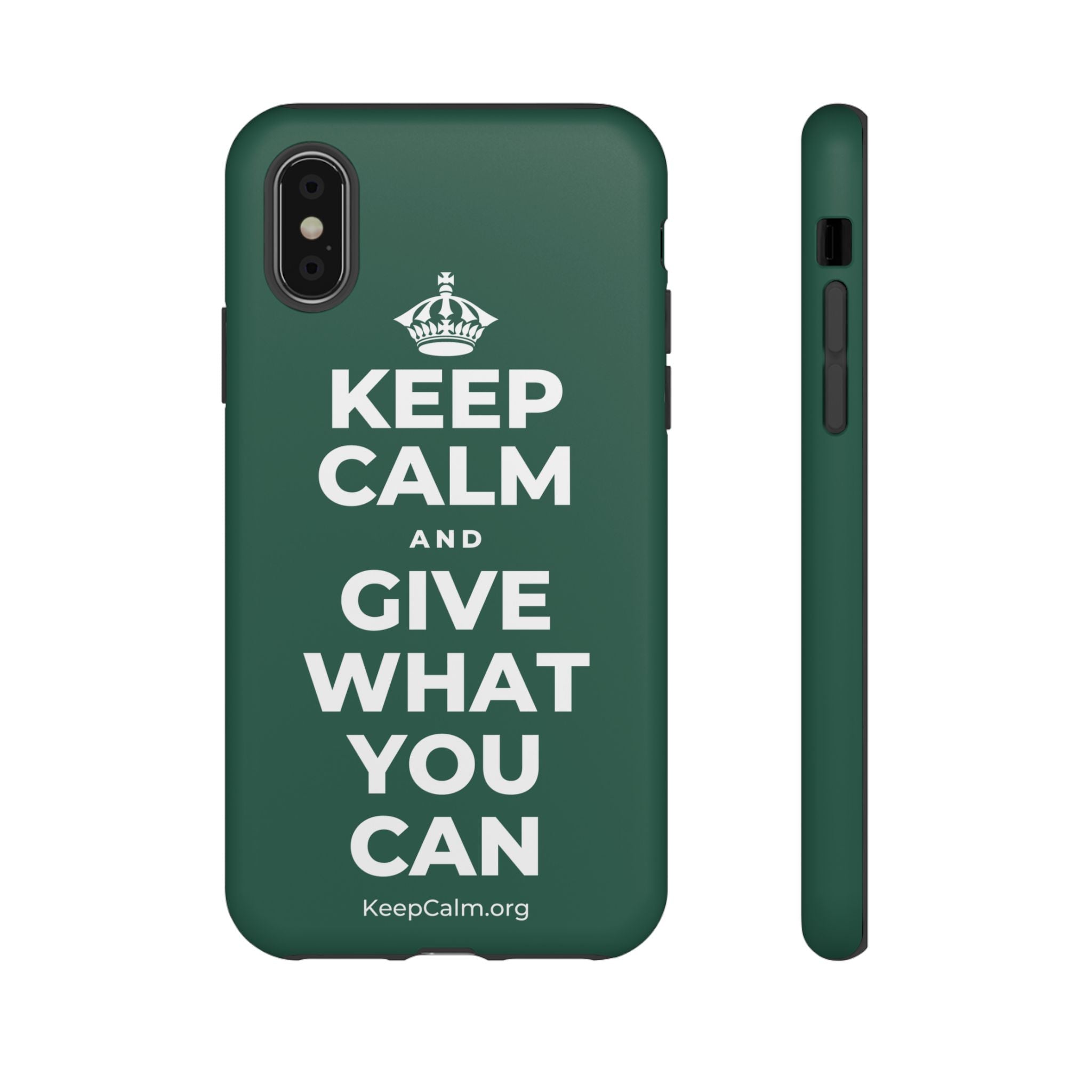 KEEP CALM AND GIVE WHAT YOU CAN Phone Case