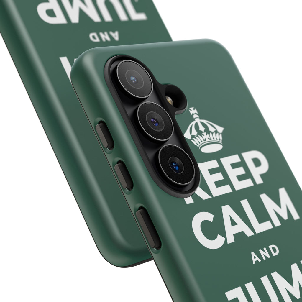 KEEP CALM AND JUMP IN A PUDDLE Phone Case