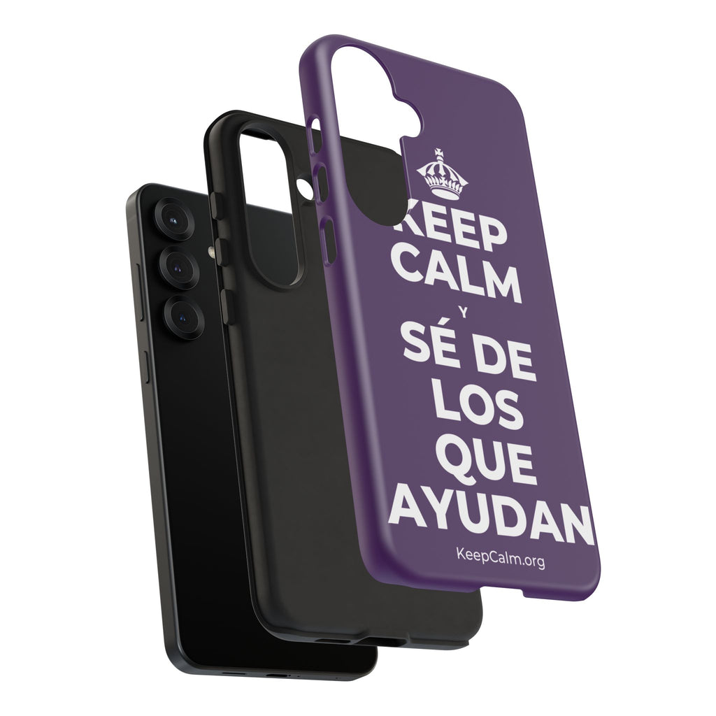KEEP CALM Y SÉ DE LOS QUE AYUDAN Phone Case