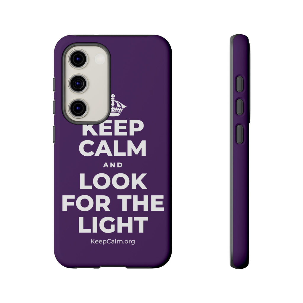 KEEP CALM AND LOOK FOR THE LIGHT Phone Case
