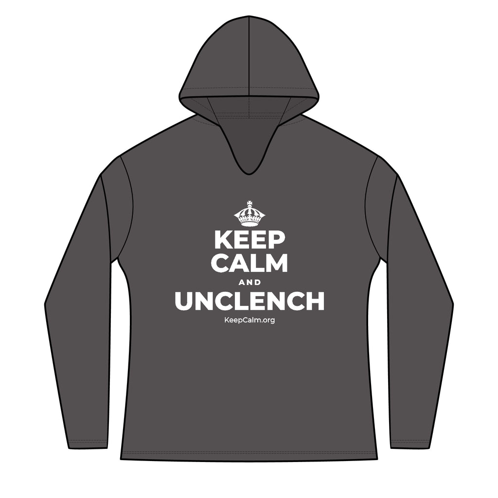 KEEP CALM AND UNCLENCH Women's Long Sleeve Hoodie