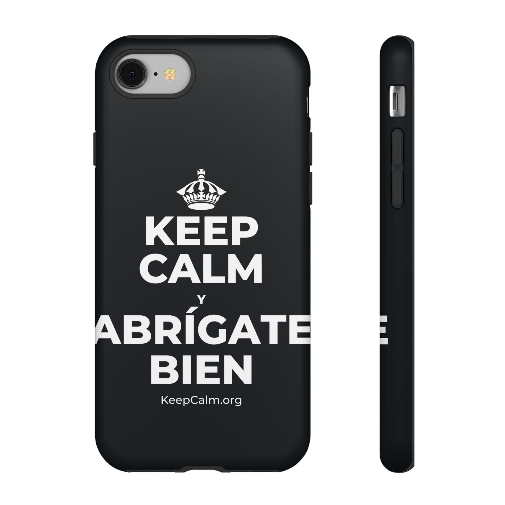 KEEP CALM Y ABRÍGATE BIEN Phone Case (Dark)