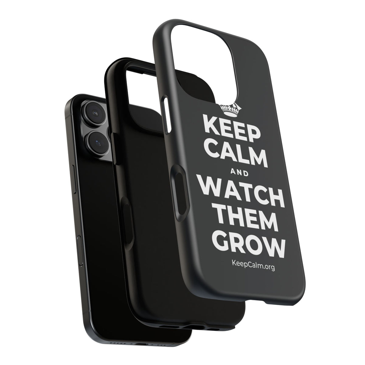 KEEP CALM AND WATCH THEM GROW Phone Case (Dark)