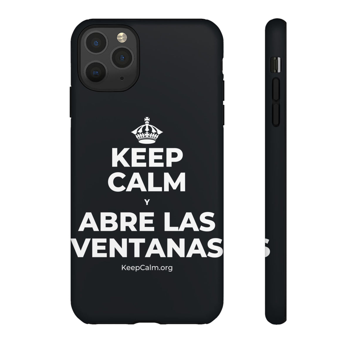 KEEP CALM Y ABRE LAS VENTANAS Phone Case (Dark)