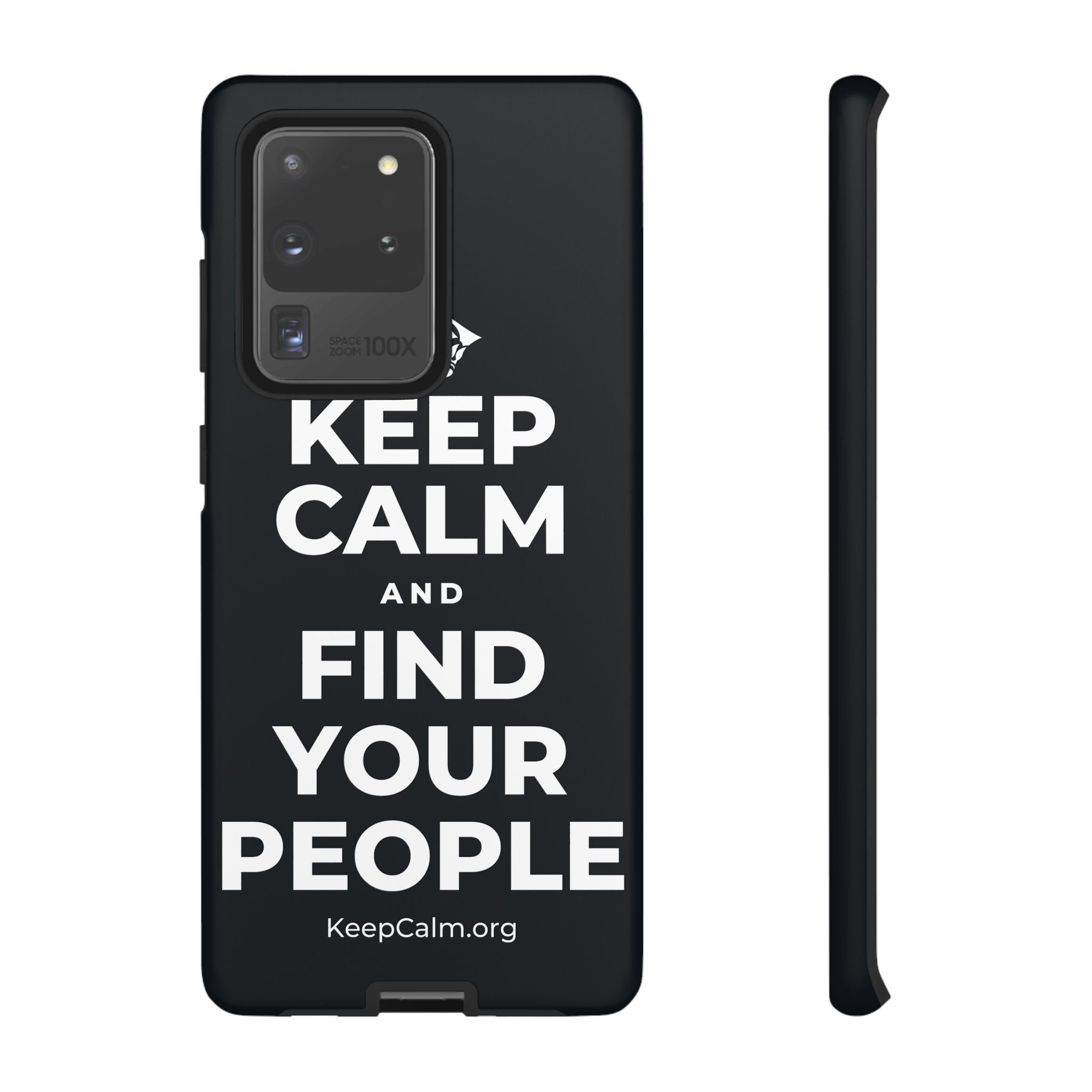 KEEP CALM AND FIND YOUR PEOPLE Phone Case (Dark)