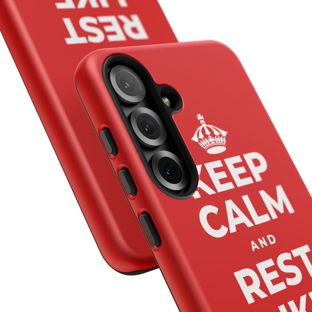 KEEP CALM AND REST LIKE THE SEASON Phone Case