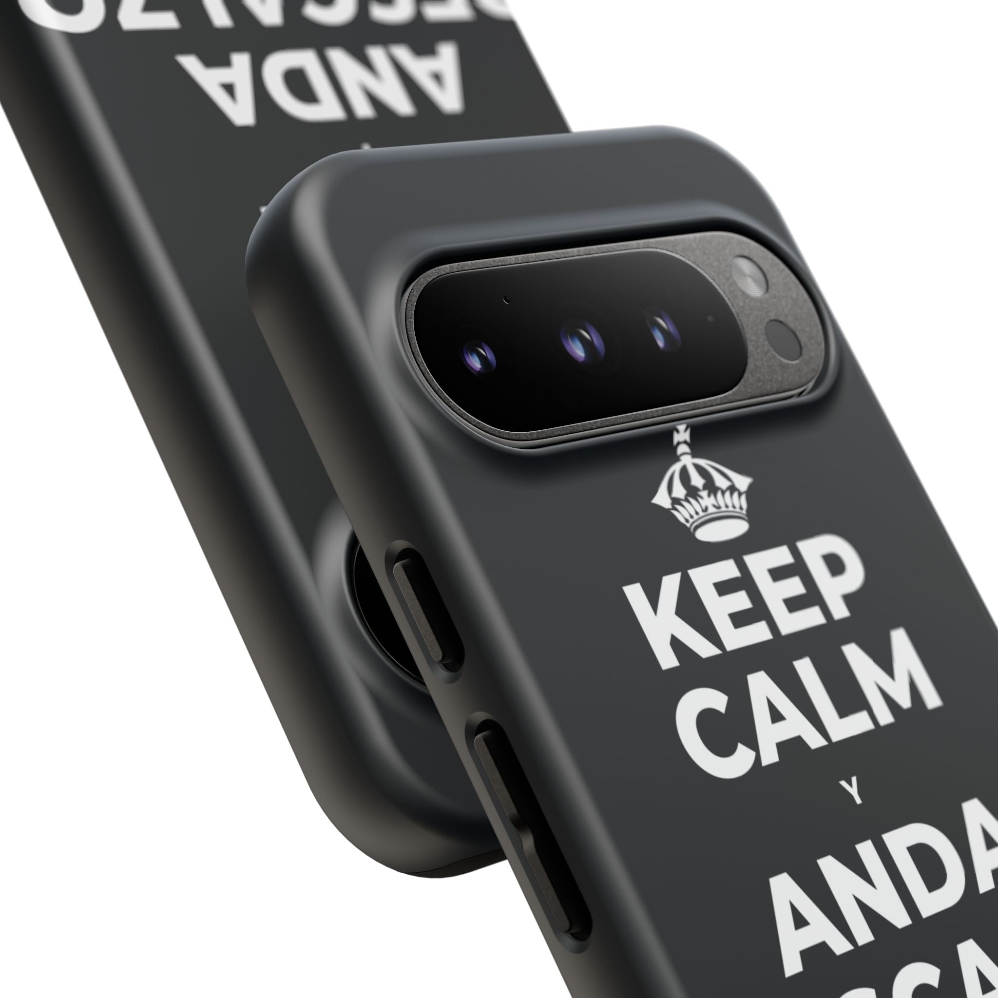 KEEP CALM Y ANDA DESCALZO EN EL PASTO Phone Case (Dark)