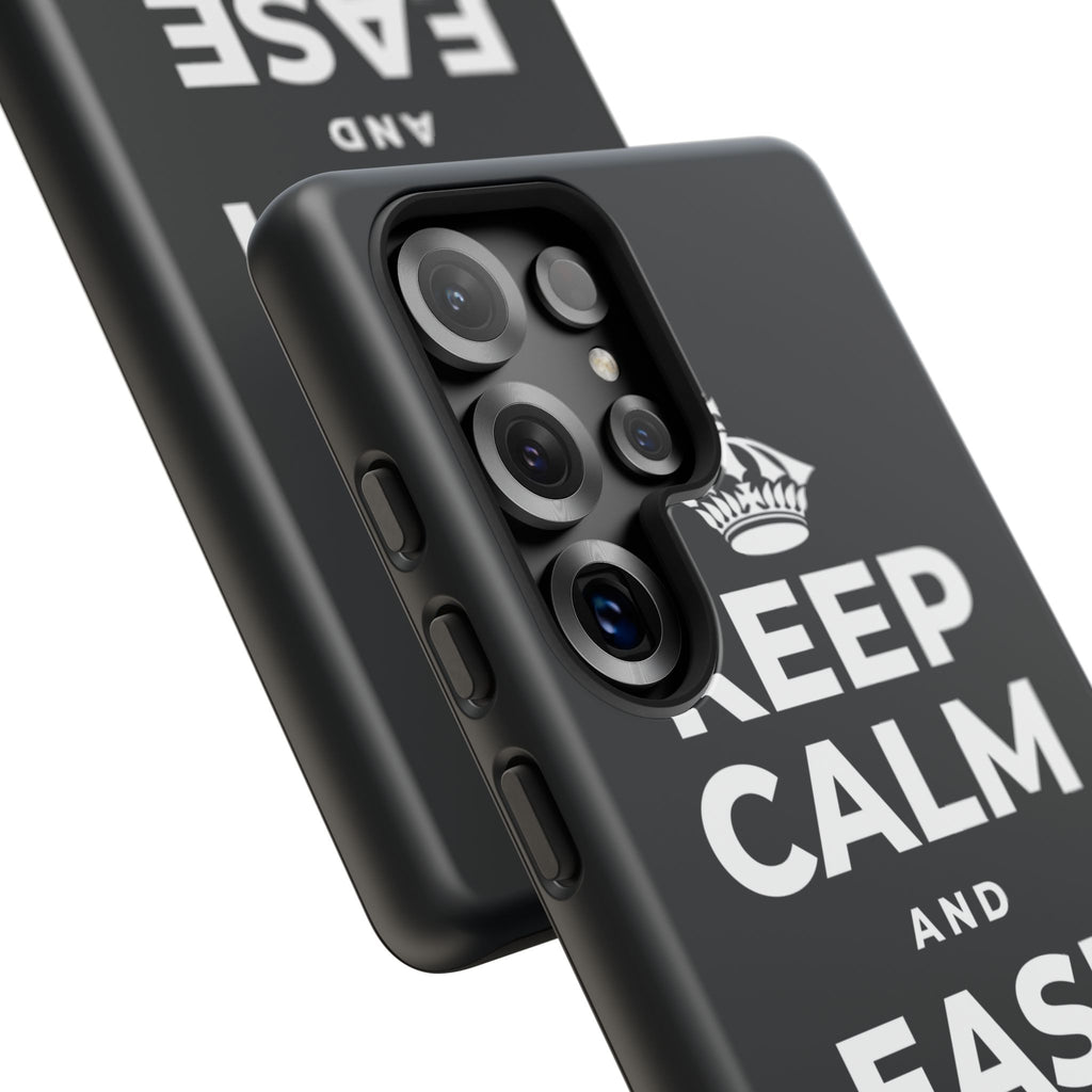 KEEP CALM AND EASE INTO IT Phone Case (Dark)