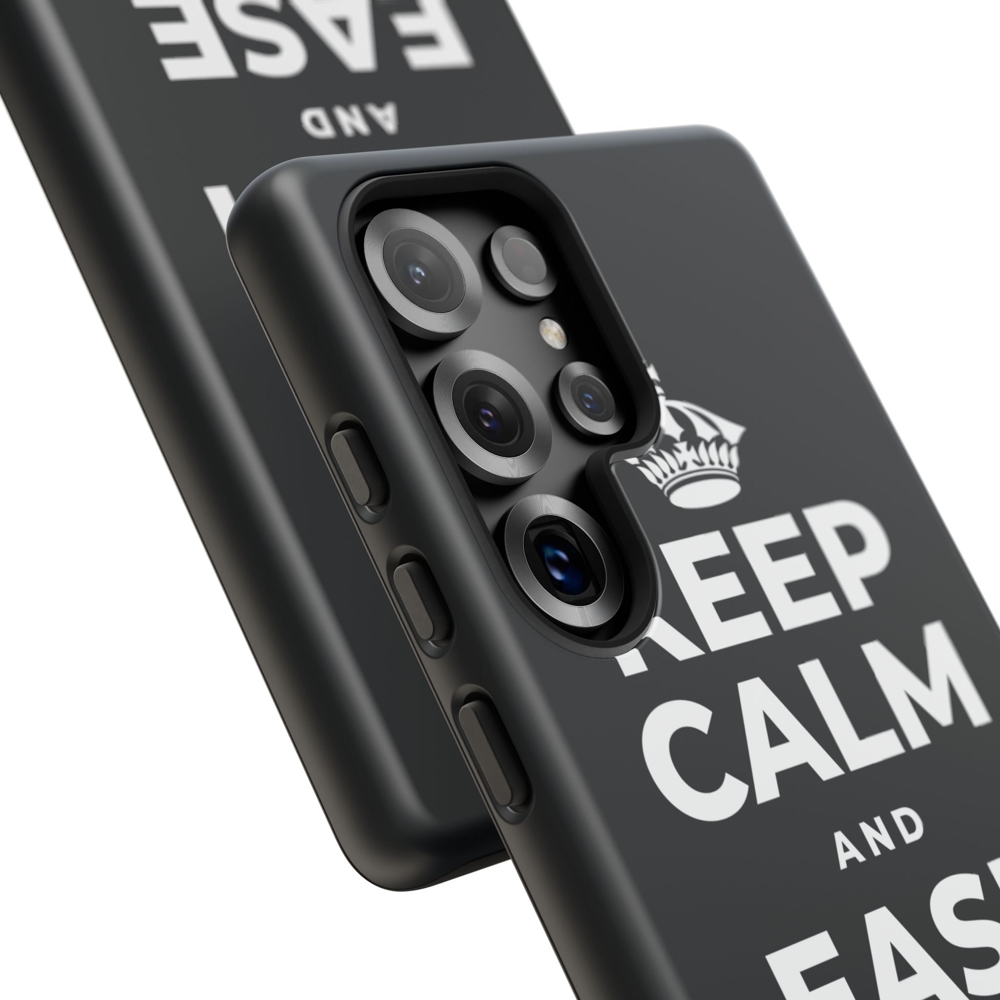 KEEP CALM AND EASE INTO IT Phone Case (Dark)