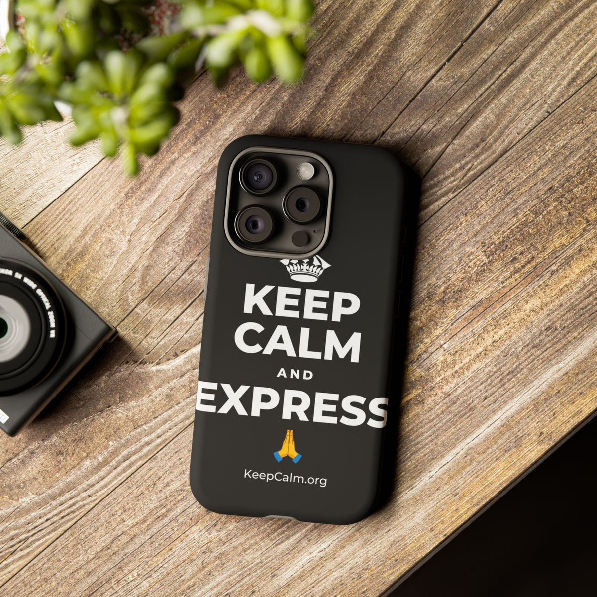 KEEP CALM AND EXPRESS 🙏 Phone Case
