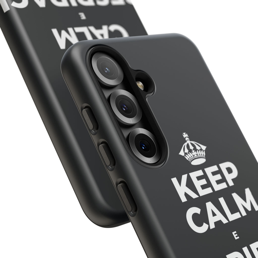 KEEP CALM E RESPIRACI SOPRA Phone Case (Dark)