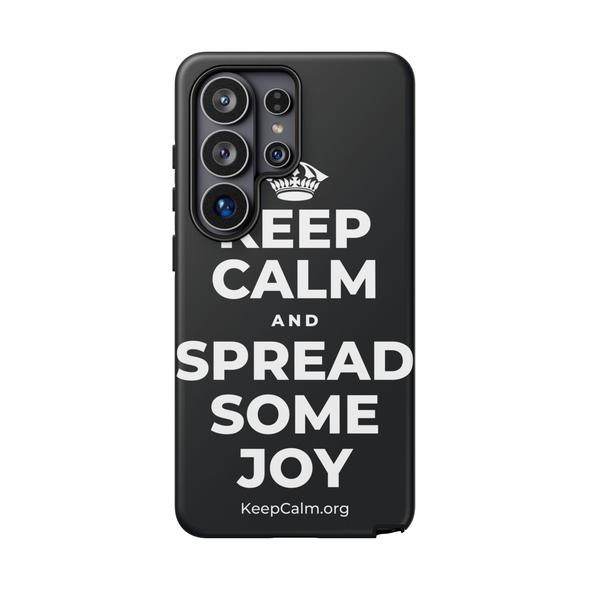 KEEP CALM AND SPREAD SOME JOY Phone Case (Dark)