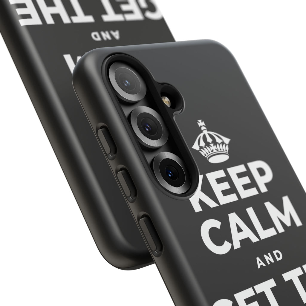 KEEP CALM AND GET THE PARTY STARTED Phone Case
