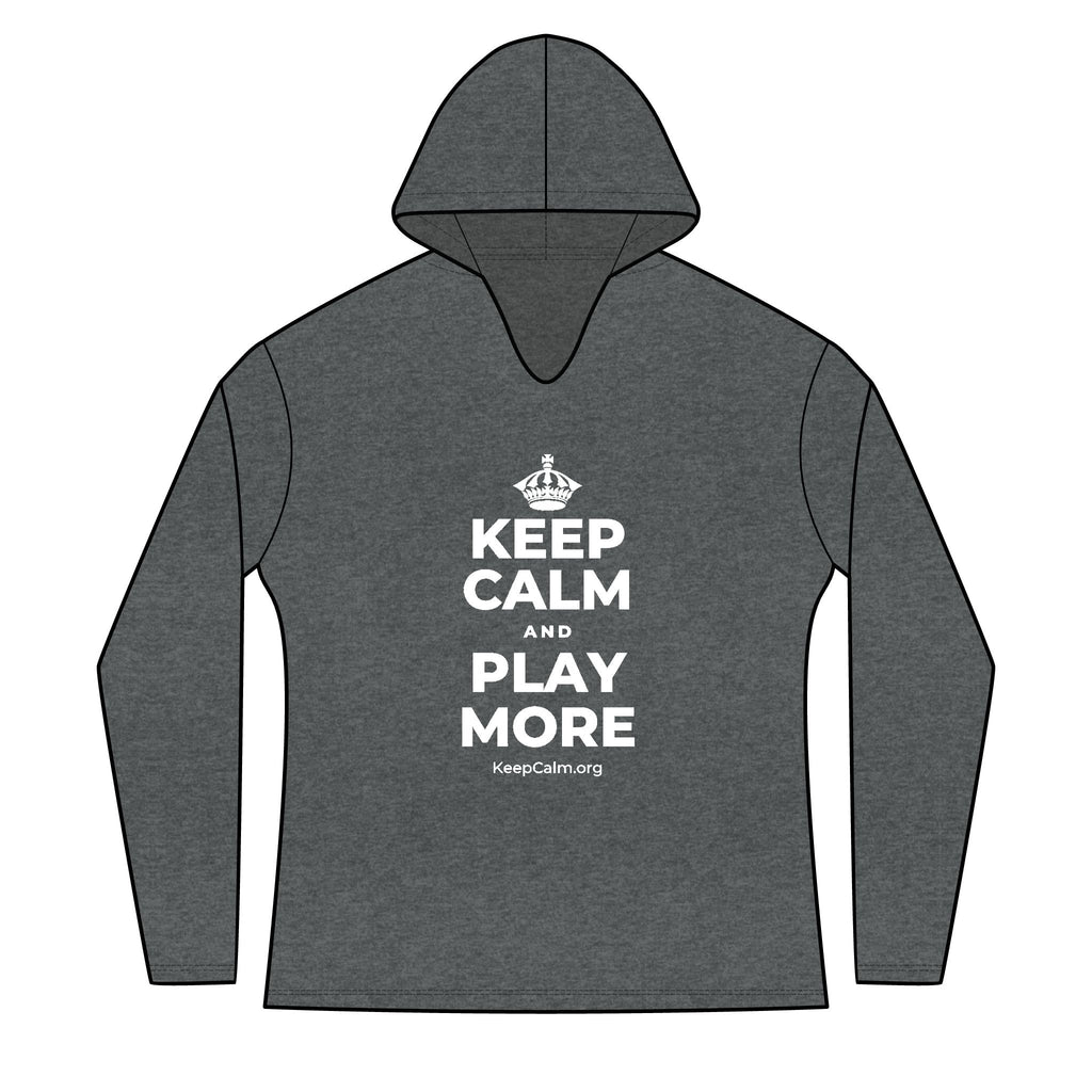 KEEP CALM AND PLAY MORE Women's Long Sleeve Hoodie