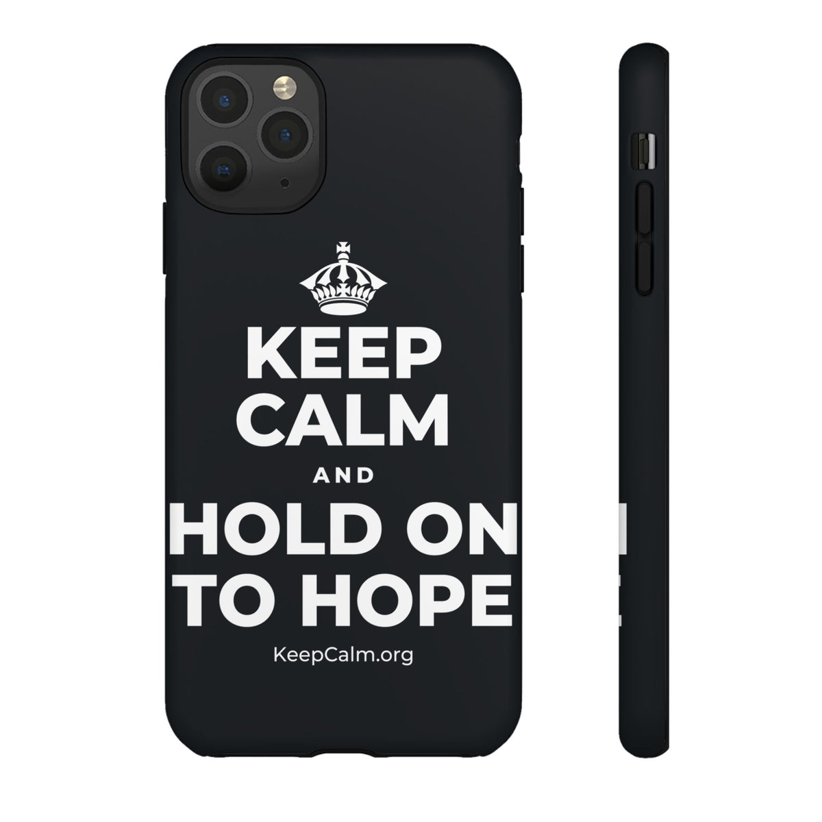 KEEP CALM AND HOLD ON TO HOPE Phone Case (Dark)