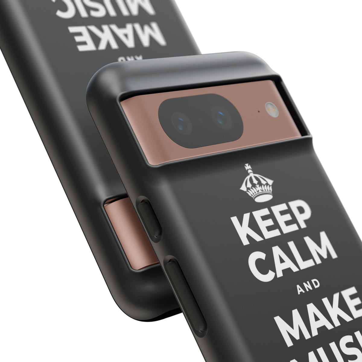 KEEP CALM AND MAKE MUSIC THAT HEALS Phone Case (Dark)