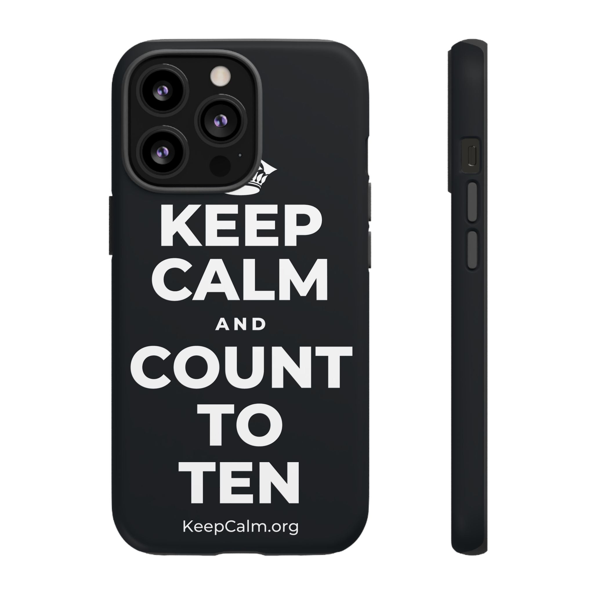 KEEP CALM AND COUNT TO TEN Phone Case (Dark)