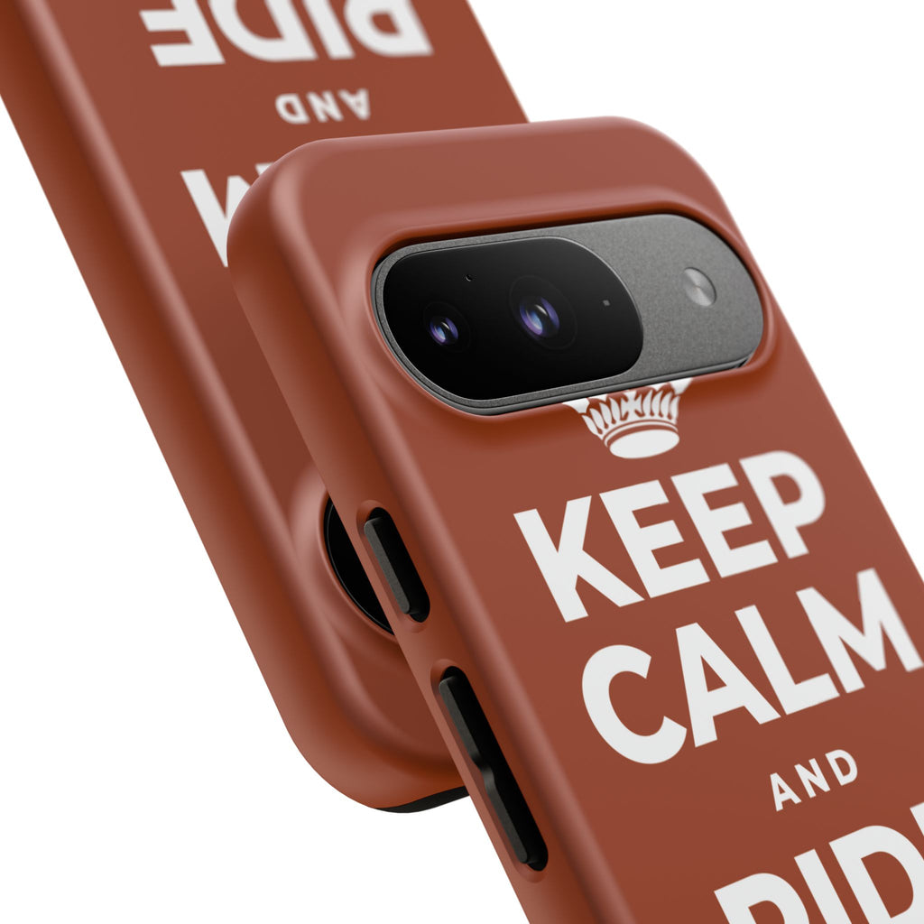 KEEP CALM AND RIDE THE WAVE Phone Case